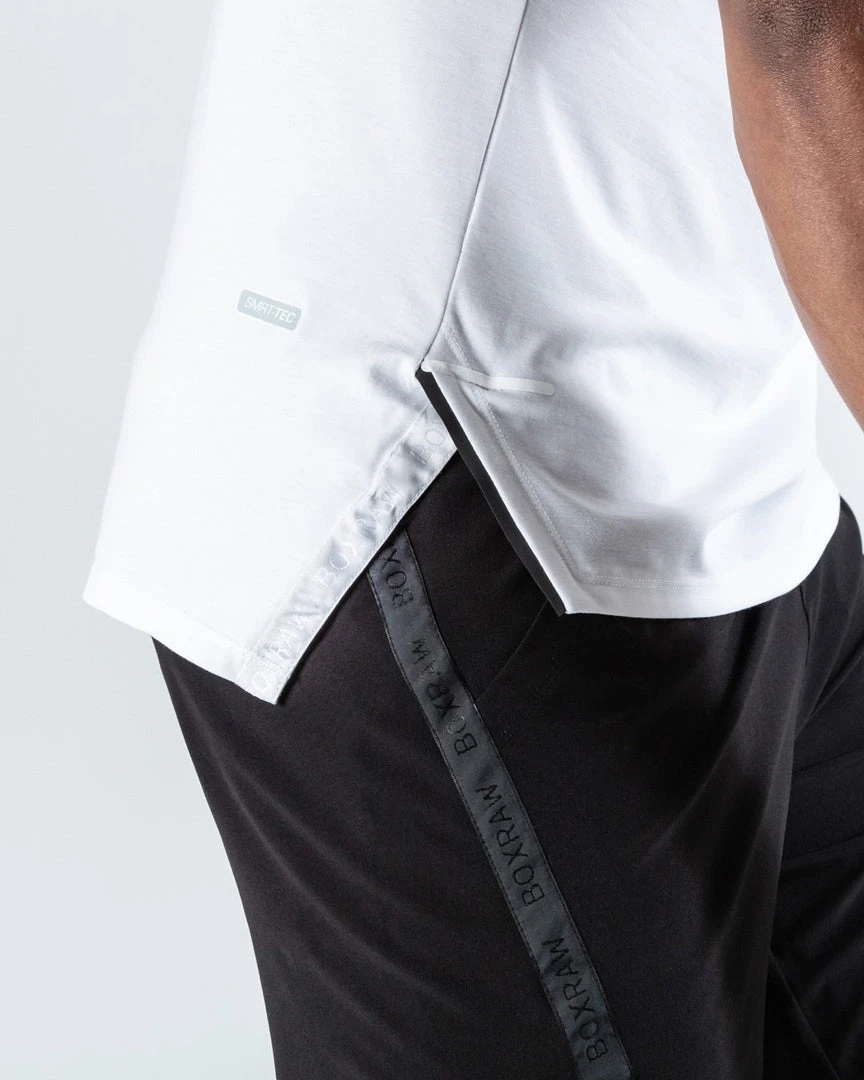 BOXRAW Men Boxing Essentials SMRT-TEC Muscle Tank - White 8 BOXRAW Men Boxing Essentials SMRT-TEC Muscle Tank - White