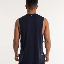 BOXRAW Men SMRT-TEC Muscle Tank - Navy