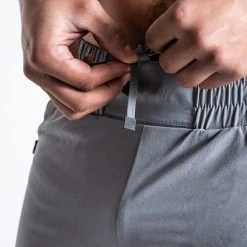 BOXRAW Men Pep Shorts (2-In-1 Training Tights) - Grey/Black