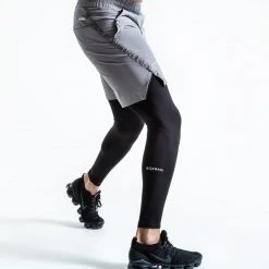 BOXRAW Men Pep Shorts (2-In-1 Training Tights) - Grey/Black