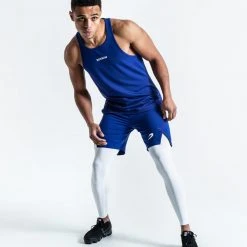 BOXRAW Men Clothing SMRT-TEC Stringer Tank - Blue