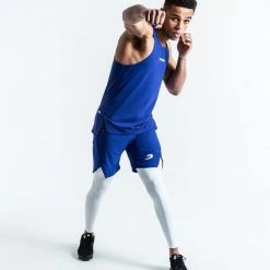 BOXRAW Men Clothing SMRT-TEC Stringer Tank - Blue