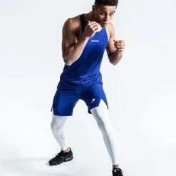 BOXRAW Men Clothing SMRT-TEC Stringer Tank - Blue