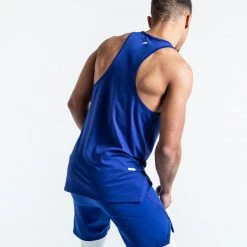 BOXRAW Men Clothing SMRT-TEC Stringer Tank - Blue