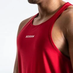 BOXRAW Men Clothing SMRT-TEC Stringer Tank - Red