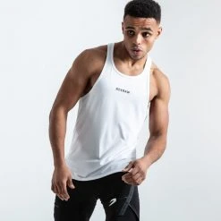 BOXRAW Men Clothing SMRT-TEC Stringer Tank - White