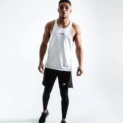 BOXRAW Men Clothing SMRT-TEC Stringer Tank - White