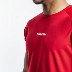BOXRAW Men SMRT-TEC T-Shirt - Red Clothing 17 BOXRAW Men SMRT-TEC T-Shirt - Red Clothing