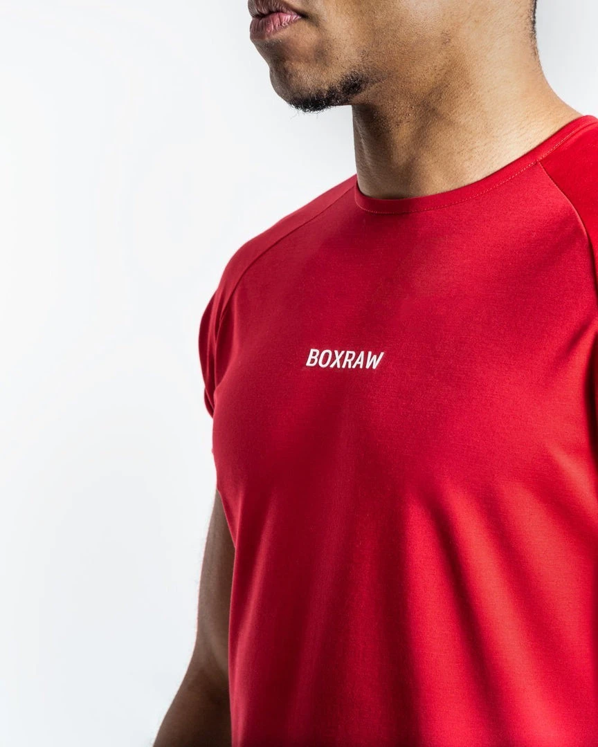 BOXRAW Men SMRT-TEC T-Shirt - Red Clothing 6 BOXRAW Men SMRT-TEC T-Shirt - Red Clothing
