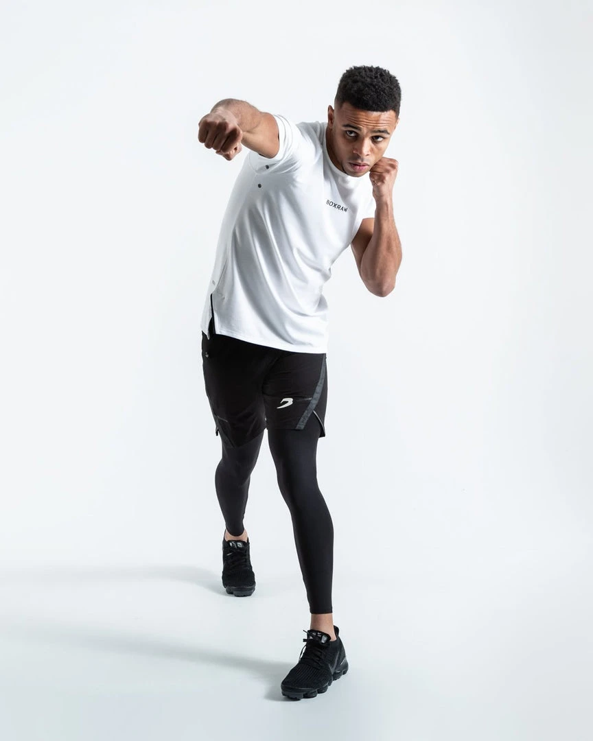 BOXRAW Men Clothing SMRT-TEC T-Shirt - White 8 BOXRAW Men Clothing SMRT-TEC T-Shirt - White