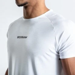 BOXRAW Men Clothing SMRT-TEC T-Shirt - White 15 BOXRAW Men Clothing SMRT-TEC T-Shirt - White