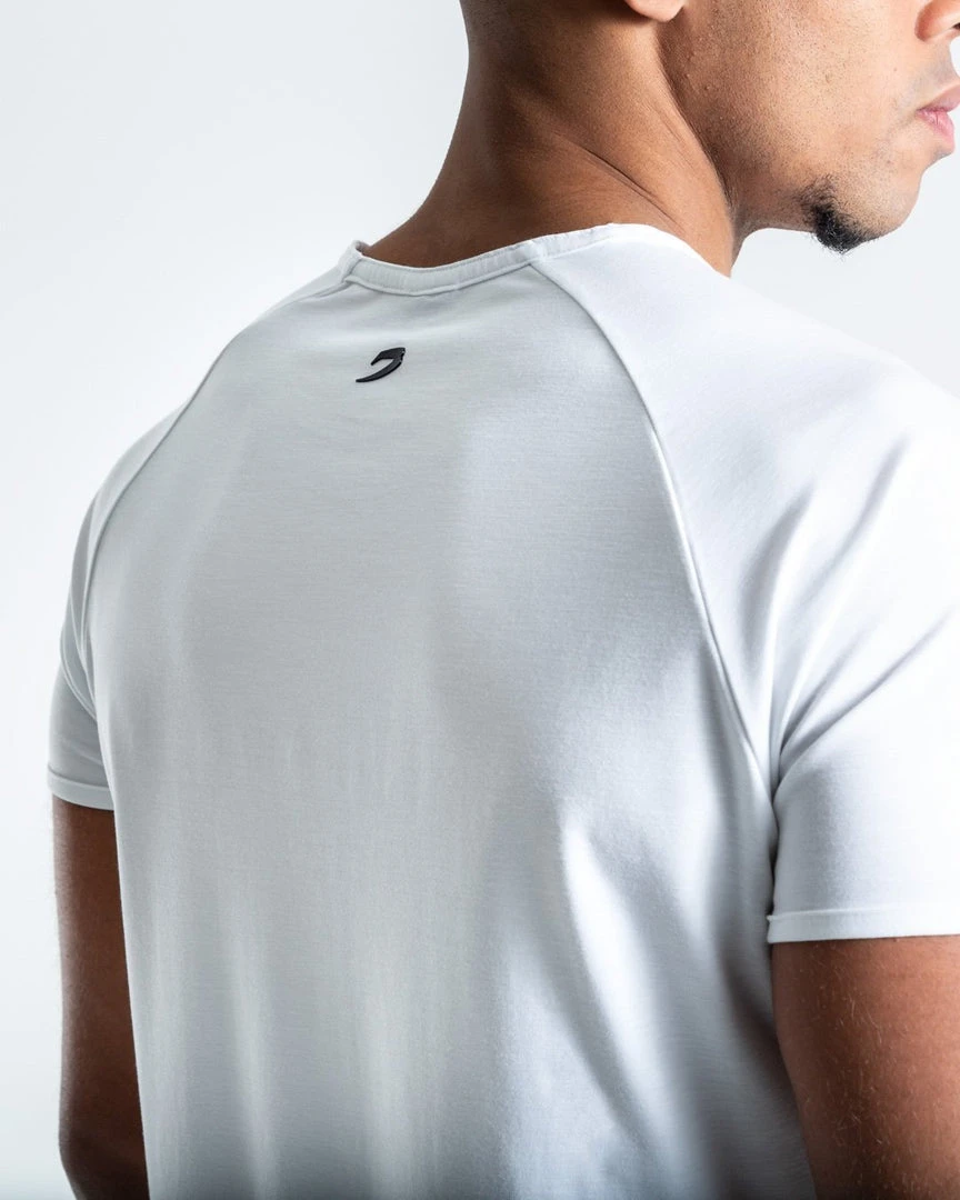 BOXRAW Men Clothing SMRT-TEC T-Shirt - White 7 BOXRAW Men Clothing SMRT-TEC T-Shirt - White