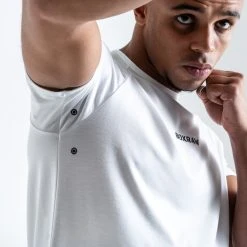 BOXRAW Men Clothing SMRT-TEC T-Shirt - White 16 BOXRAW Men Clothing SMRT-TEC T-Shirt - White