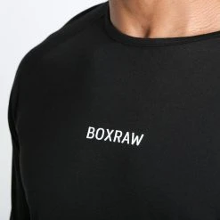 BOXRAW Men SMRT-TEC Long Sleeve T-Shirt - Black Boxing Essentials 12 BOXRAW Men SMRT-TEC Long Sleeve T-Shirt - Black Boxing Essentials