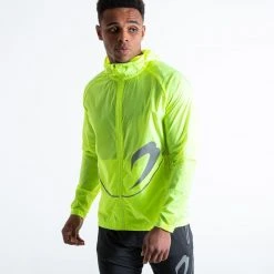 BOXRAW Men Sanchez Windbreaker Jacket - Yellow