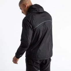 BOXRAW Men Sanchez Windbreaker Jacket - Black