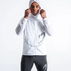 BOXRAW Men Sanchez Windbreaker Jacket - White