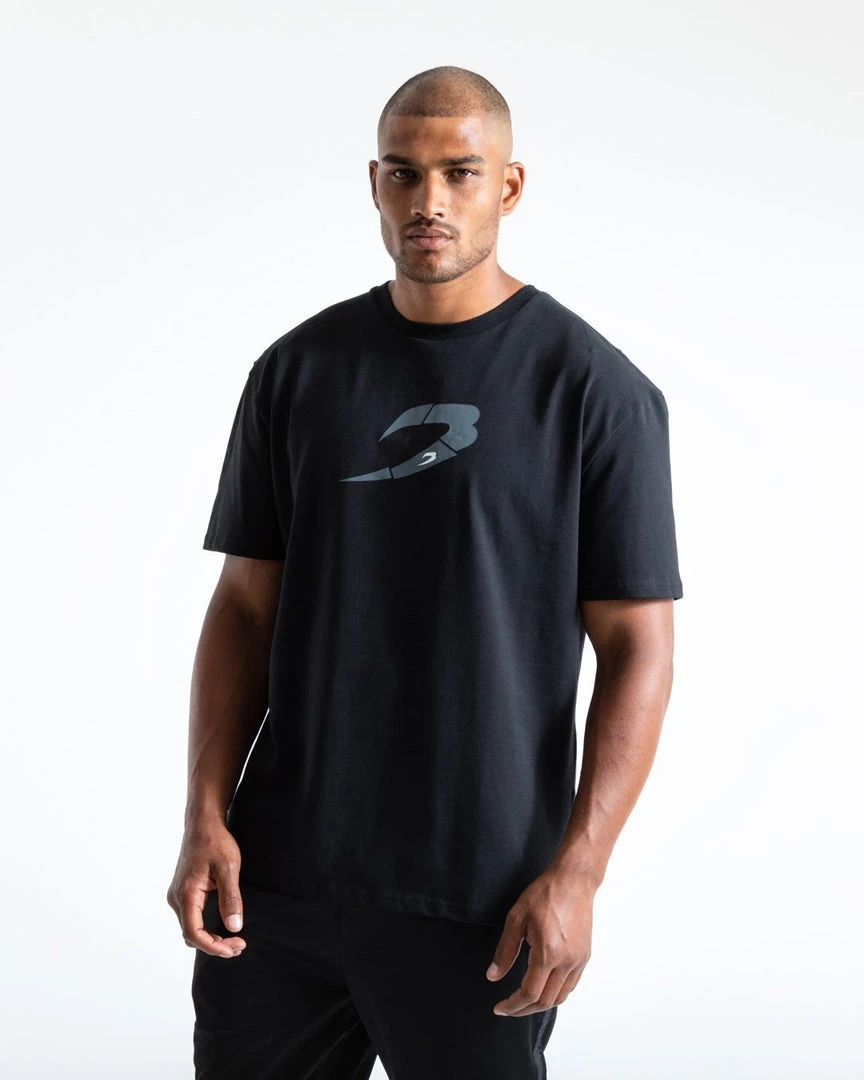 BOXRAW Men Glitch Strike T-Shirt - Black Clothing 1 BOXRAW Men Glitch Strike T-Shirt - Black Clothing
