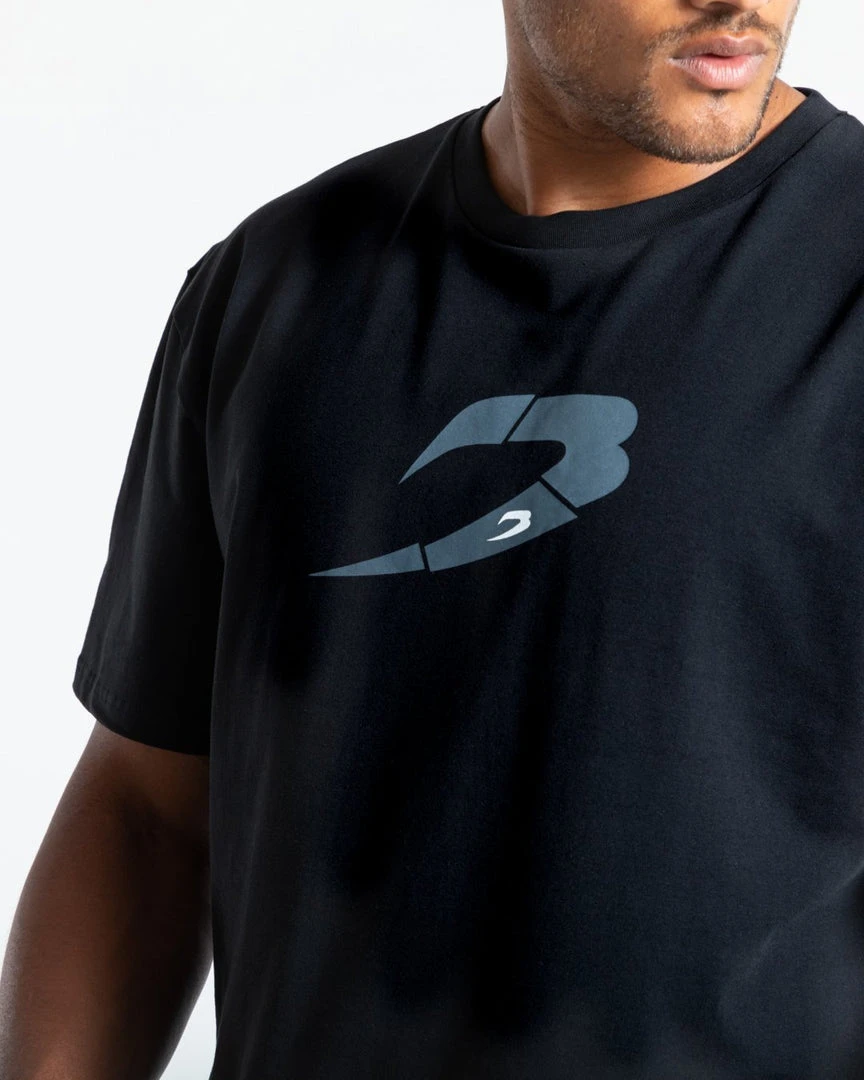 BOXRAW Men Glitch Strike T-Shirt - Black Clothing 6 BOXRAW Men Glitch Strike T-Shirt - Black Clothing