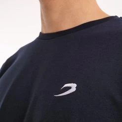 BOXRAW Men Strike Long Sleeve T-Shirt - Navy Clothing