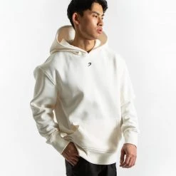 BOXRAW Men Strike Logo Hoodie - Cream Clothing