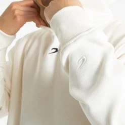 BOXRAW Men Strike Logo Hoodie - Cream Clothing