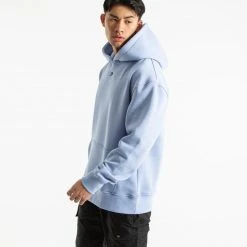 BOXRAW Men Strike Logo Hoodie - Lilac Clothing