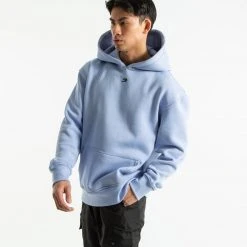 BOXRAW Men Strike Logo Hoodie - Lilac Clothing