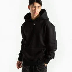 BOXRAW Men Strike Logo Hoodie - Black 11 BOXRAW Men Strike Logo Hoodie - Black