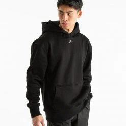BOXRAW Men Strike Logo Hoodie - Black