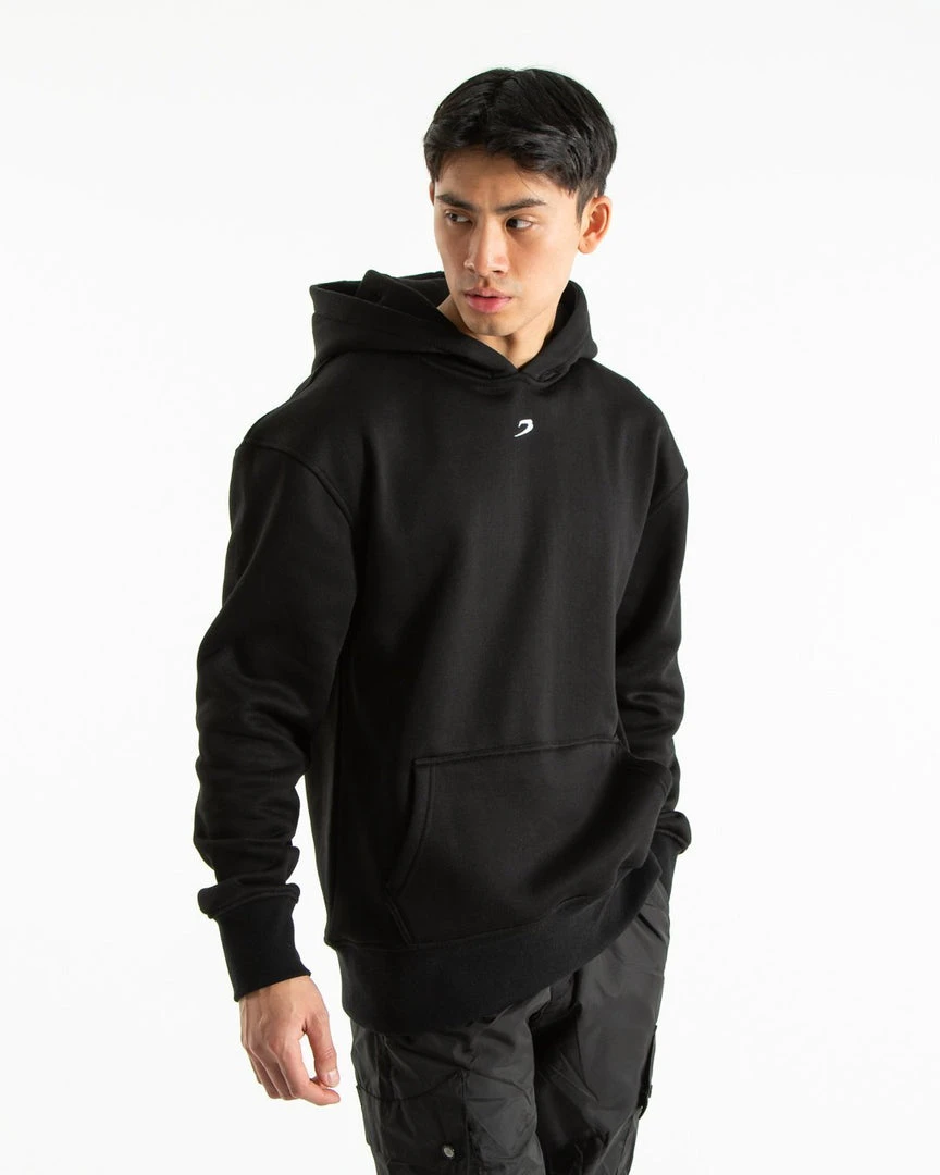 BOXRAW Men Strike Logo Hoodie - Black 1 BOXRAW Men Strike Logo Hoodie - Black