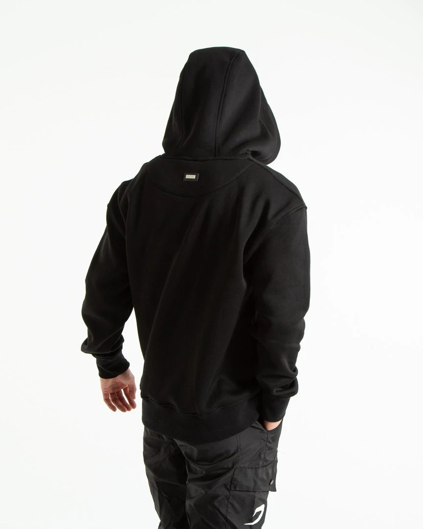 BOXRAW Men Strike Logo Hoodie - Black 5 BOXRAW Men Strike Logo Hoodie - Black