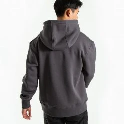 BOXRAW Men Clothing Strike Logo Hoodie - Charcoal 13 BOXRAW Men Clothing Strike Logo Hoodie - Charcoal