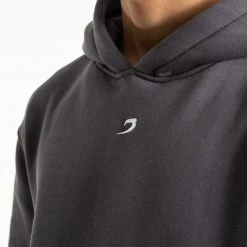 BOXRAW Men Clothing Strike Logo Hoodie - Charcoal 14 BOXRAW Men Clothing Strike Logo Hoodie - Charcoal