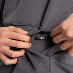 BOXRAW Men Clothing Strike Logo Hoodie - Charcoal 17 BOXRAW Men Clothing Strike Logo Hoodie - Charcoal