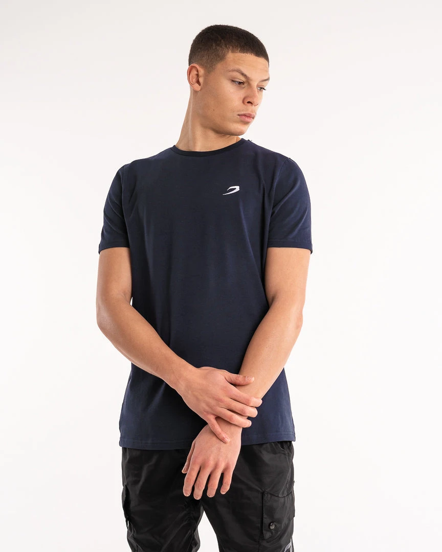 BOXRAW Men Strike T-Shirt - Navy Clothing 3 BOXRAW Men Strike T-Shirt - Navy Clothing
