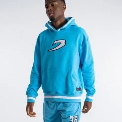 BOXRAW Men 36 By Teddy Atlas Hoodie - Baby Blue