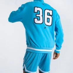 BOXRAW Men 36 By Teddy Atlas Hoodie - Baby Blue