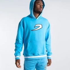 BOXRAW Men 36 By Teddy Atlas Hoodie - Baby Blue