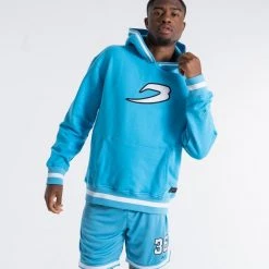 BOXRAW Men 36 By Teddy Atlas Hoodie - Baby Blue