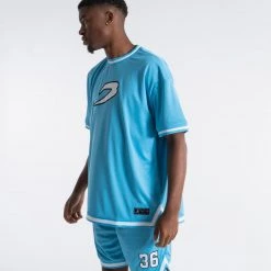 BOXRAW Men 36 By Teddy Atlas T-Shirt - Baby Blue