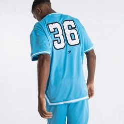 BOXRAW Men 36 By Teddy Atlas T-Shirt - Baby Blue