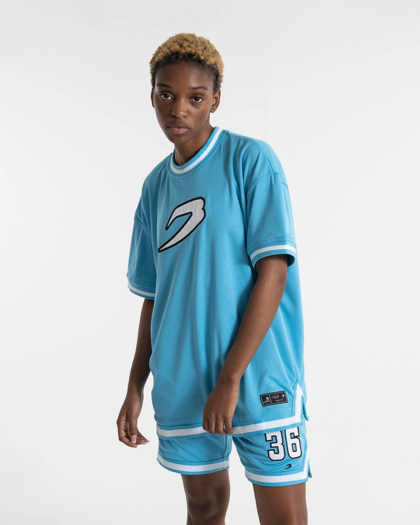 BOXRAW Women 36 By Teddy Atlas T-Shirt - Baby Blue Clothing 4 BOXRAW Women 36 By Teddy Atlas T-Shirt - Baby Blue Clothing