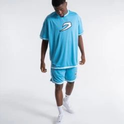 BOXRAW Men 36 By Teddy Atlas T-Shirt - Baby Blue