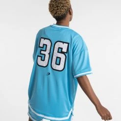 BOXRAW Women 36 By Teddy Atlas T-Shirt - Baby Blue Clothing