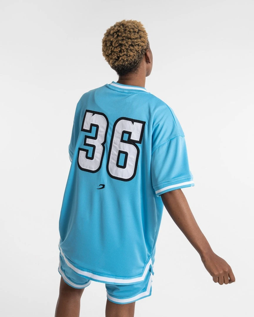 BOXRAW Women 36 By Teddy Atlas T-Shirt - Baby Blue Clothing 1 BOXRAW Women 36 By Teddy Atlas T-Shirt - Baby Blue Clothing