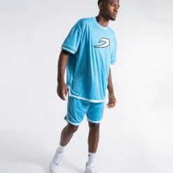 BOXRAW Men 36 By Teddy Atlas T-Shirt - Baby Blue