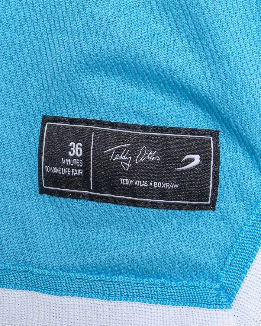 BOXRAW Women 36 By Teddy Atlas T-Shirt - Baby Blue Clothing 5 BOXRAW Women 36 By Teddy Atlas T-Shirt - Baby Blue Clothing