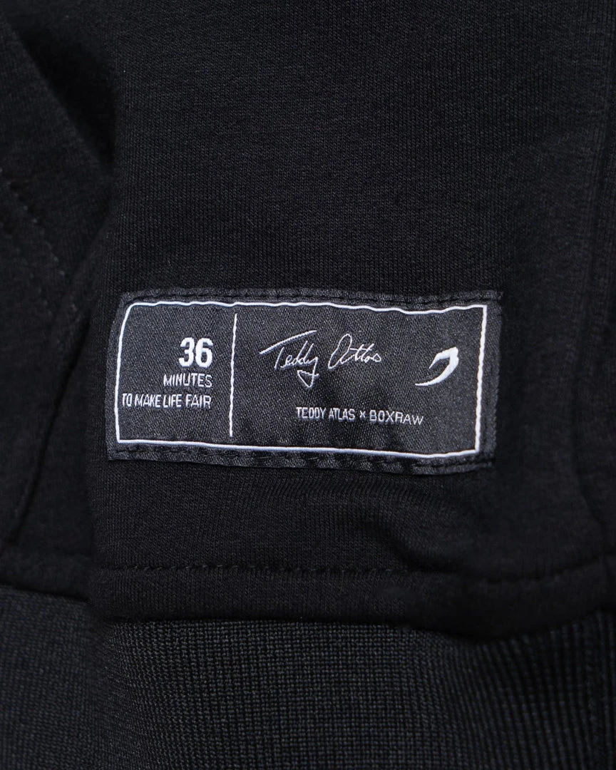 BOXRAW Men Clothing 36 By Teddy Atlas Hoodie - Black 8 BOXRAW Men Clothing 36 By Teddy Atlas Hoodie - Black