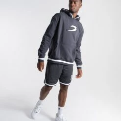 BOXRAW Men 36 By Teddy Atlas Hoodie - Charcoal Clothing